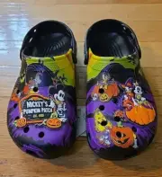 Disney Parks Halloween 2024 Mickey’s Pumpkin Patch Adult Clogs Crocs Size M6/W8