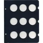 Blank Page for Whitman Classic Coin Albums - 42mm Openings