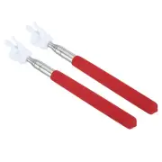 Telescopic Teachers Finger Pointer Stick, Red 2pcs