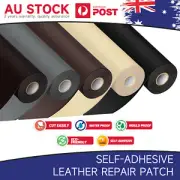 Leather Sofa Couch Seat Repair Patch 50 x 137cm Beige QUICK FIXAU