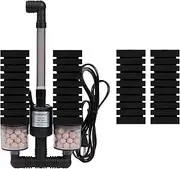 AQUANEAT Electric Power Sponge Filter, Aquarium Sponge Filter with Pump, Electric Filter with 2 Extra Sponge