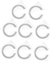 ERINGOGO Guitar Decals Inlay 8 Hole Rosette Decal Mini Easy Install Durable Perfect for 41-inch Acoustic Guitars