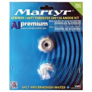 Martyr Anodes CM589150KITA Aluminum Lewmar Thruster Anode Kit Canada Metal