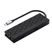 7-in-1 Docking Station USB 3.0 Port Type-C to HDMI Ethernet Port PD Charge 4k