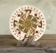 Circular Circle Round Pagan Playing Cards by Uusi