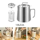Oil Strainer Pot Deep Fryer Pot with Frying Basket, Fine Mesh Strainer, Kitchen