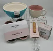 NWT MASON CASH BAKING COOKING SET, MIXING BOWL, MEASURING JUG, PREP BOWL SET