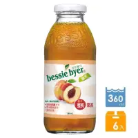 在飛比找momo購物網優惠-【Bessie Byer】貝思寶兒低卡蜜桃果茶360ml*6