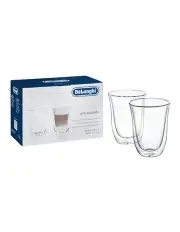 [De'Longhi] Double Wall Latte Macchiato Glasses 2 Pack