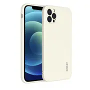 For iPhone 12 Pro Max Case, Liquid Silicone Shockproof Protective Cover, Beige