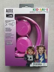 Altec Lansing Over The Ears Kids Headphones - Wired Kid safe Pink