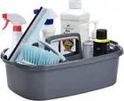 BYUNER Plastic Storage Caddy with Handle Cleaning Supplies Caddy Bathroom Cle...