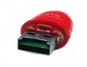 2 in 1 Micro USB 2.0 OTG Adapter + Micro SD TF Card Reader For LG HTC ZTE - RED