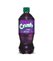 (3) Crush GRAPE Soda Pop Soft Drink 20 oz Bottles