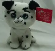 RUSS SOFT JAZZY THE DALMATIAN PUPPY DOG 10" Plush STUFFED ANIMAL TOY NEW