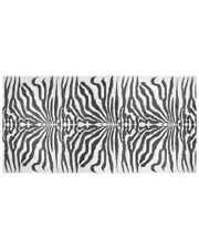 Orchids Lux Home 100% Cotton Printed Zebra Table Cloth