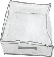 iplusmile Quilt Storage Bag with Handle Reusable Dustproof Organizer for Clothes Books More Capacity Multi Purpose Storage for Home Travel Dorm Living S