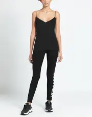ARMANI EXCHANGE Crepe Cami Top Size S Black Mesh Insert Adjustable Straps