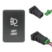 Switch Boss Red and Green LED Push Switch for Mitsubishi Triton (MQ MR) Pajero (QE QF) - Left Light