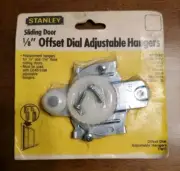 Stanley 1/8” Offset Dial Adjustable Hangers For Sliding Doors 40-3192 CD40-3192