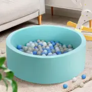 Kids Foam Ball Pit With Balls High Quality Pool Barrier Toys Thick Wall Blue