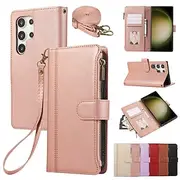 Phone Case For Samsung Galaxy S24 S23 S22 S21 Ultra Plus A55 A35 A25 A15 5G A54 A34 A14 S20 Plus S20 Ultra S20 A53 A33 A23 A13 S20 FE Wallet Case with Stand Ho