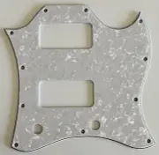 For Fit US Gibson SG TV Jones Style Full Face Guitar Pickguard 4 Ply White Pearl