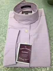 New Size 12 - Essex Classic Hunt Shirt - Lavender Color with CoolMax Fabric