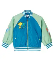 [Stella McCartney Kids] Stella McCartney Kids Printed varsity jacket Y 3 multicoloured