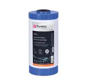 Puretec GC20MP1 Granular Carbon 20 Micron Water Filter Cartridge 4.5' x 10'