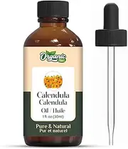 Organic Zing Calendula (Calendula officinalis) Oil | Pure & Natural Essential Oil for Skincare, Hair Care & Massage - 30ml/1.01fl oz
