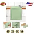 Sage Green Linen Table Runner, 14 x 132 Inch - Perfect for All Occasions