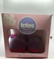 Totes Toasties Kids Unicorn Slippers SMALL (11-12) NIB