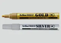 在飛比找樂天市場購物網優惠-shachihata Artline金銀油漆筆900系列(1