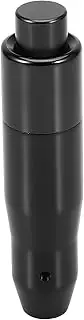 X AUTOHAUX Black Shifter Knob Automatic Gear Shift Knob with Push Buttons Universal Aluminum Alloy Lever Long Handle Stick with Adapter Set for Most Auto Transmission Vehicle