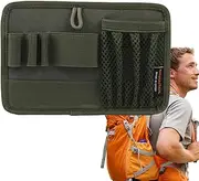 Pocket Pouch Organizer - Stickable Briefcase & Backpack Insert Small | Small Briefcase Organizer Panel, Stackable Portable Dump Pouch for Messenger Bags, Outdoor Camping