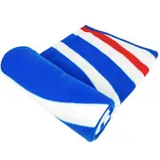 Rangers FC Pulse Fleece Blanket Blue/Red/White 150cm x 125cm