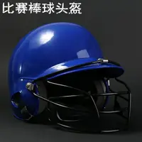 在飛比找樂天市場購物網優惠-【免運】可開發票 專業棒球頭盔打擊頭盔雙耳棒球頭盔 戴面具防