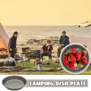 Titanium Lightweight Bowl Dish Plate Portable Outdoor Camping Tableware 1x