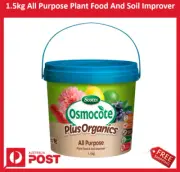 Scotts Osmocote Plus Organics 1.5kg All Purpose Plant Food And Soil Improver