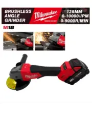 Milwaukee 125mm Braking Brushless Angle Grinder 3 Gears M14 Electric Cordless