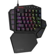 Redragon K585 DITI One-Handed RGB Mechanical Gaming Keyboard,Blue Switch