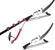 Telescopic Pole Saw Extendable Tree Pruner, Gardening Tool Tree Pole Pruner Lopper for Pruning and Trimming Branches and Leaves 3.6m/12ft