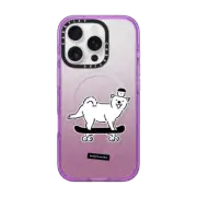iPhone 16 Pro Impact Case MagSafe Compatible SKATER DOG