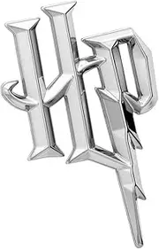 Fan Emblems Harry Potter Car Badge, 3D HP Symbol (Chrome)