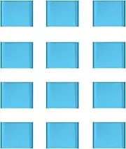 12PC Under Cabinet Lights Replacement stickys - Replacement Magnetic Strips with Adhesive Backing for Under Cabinet Lighting Universal Blue Iron Sheet for Cabinet Lighting(Non-Magnetic） (Curved)