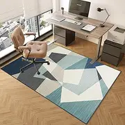 Durable Anti-Slip Drum Rug Office Chair Mat for Hard Floor Multipurpose Carpet Protector for Home and Office 160x180cm