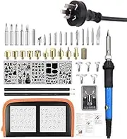 Practical Wood Burning Kit Temperature Adjustable Soldering Pyrography Pen Tips For Wood Burning, Soldering, Carving, Embossing