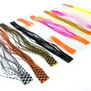 MICRO SILICONE LEGS - Hareline Fly Tying Mini Rubber Bass Jig Skirt Material NEW