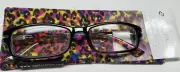 +1.25 SIGHT STATION WOMENS VISION READING GLASSES W/CASE NEW